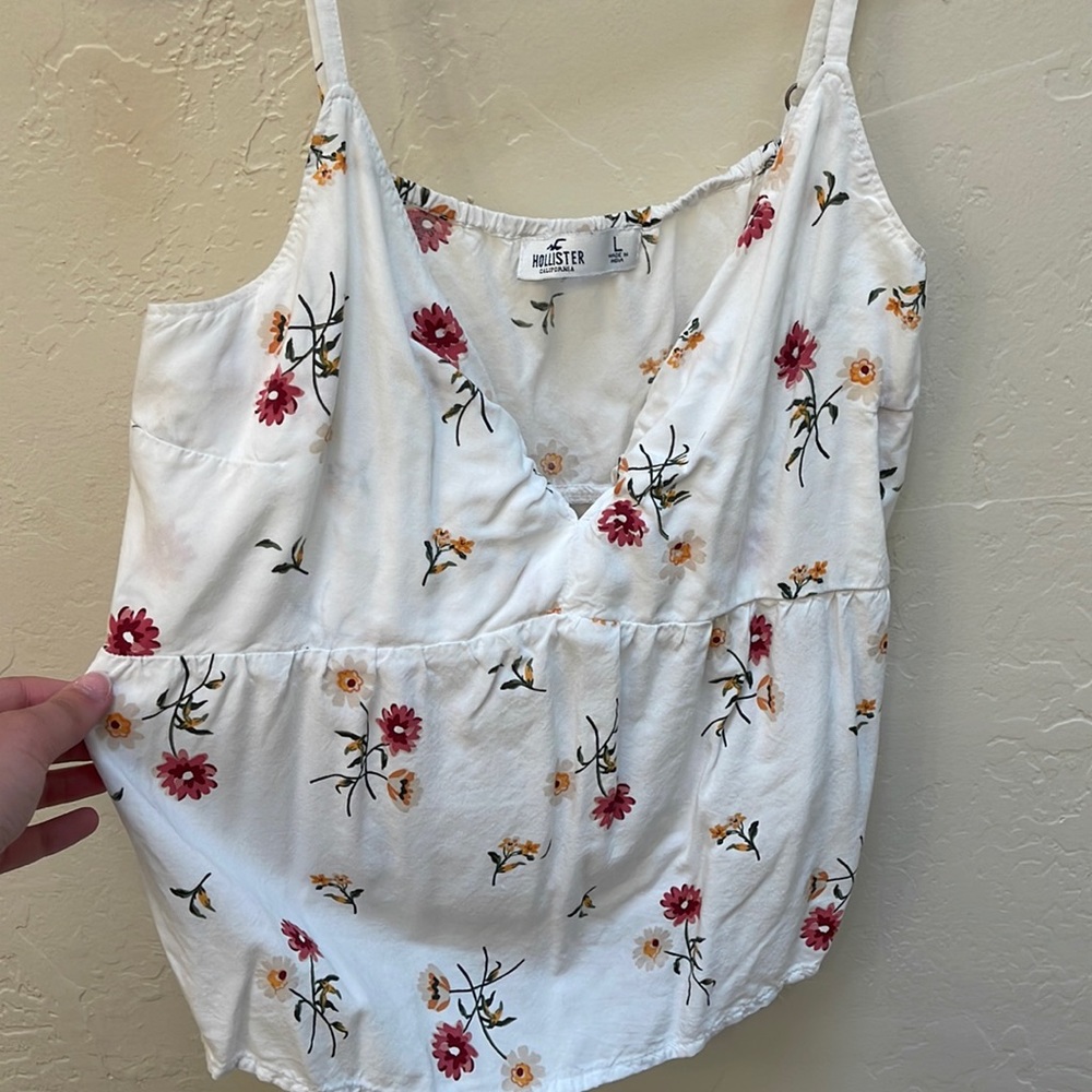 Floral Summer Tank Top Hollister